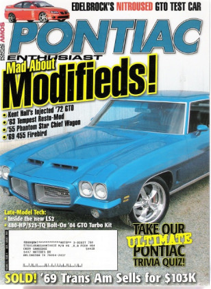 PONTIAC ENTHUSIAST 2005 JULY - '55 STAR CHIEF, GTO